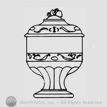 Warman's Pattern Glass Scroll.