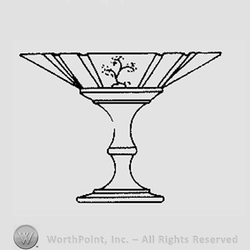Warman's Pattern Glass Sprig.