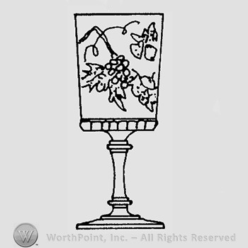 Warman's Pattern Glass Strawberry And Currant.