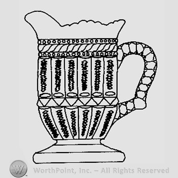 Warman's Pattern Glass Strigil.