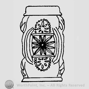 Warman's Pattern Glass Sunburst.