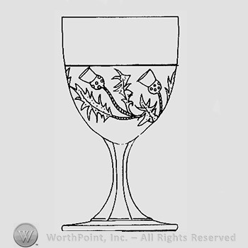 Warman's Pattern Glass Thistle.