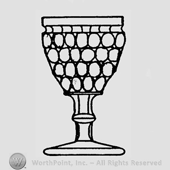 Warman's Pattern Glass Thumprint, Early.