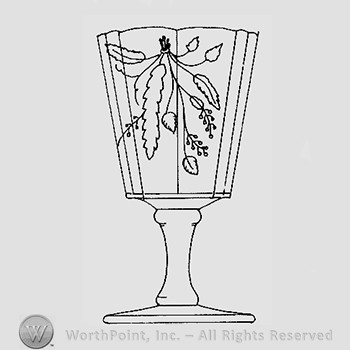Warman's Pattern Glass Wheat And Barley.