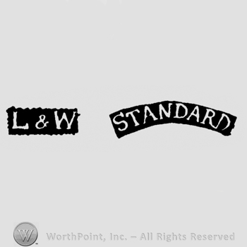 The letters L & W written in uppercase next to the word 'Standard' also written with uppercase letters, waved like an arch