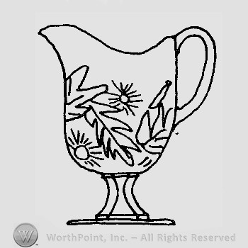 Warman's Pattern Glass Windflower.