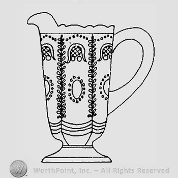 Warman's Pattern Glass Wyoming.