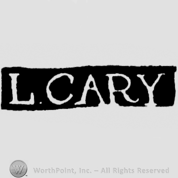 The name L. Cary written with uppercase letters