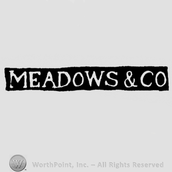 The name Meadows & Co. written with uppercase letters