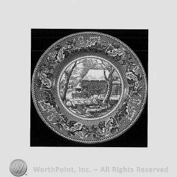 Historic America Buffet Plate pattern.