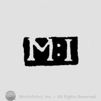 The letters M:I written in uppercase