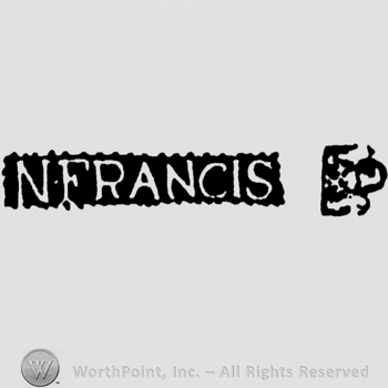 The name N Francis written with uppercase letters