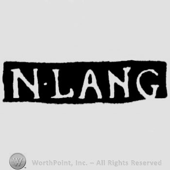 The name N Lang written with uppercase letters