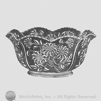 Imperial Glass Pattern:Pressed Gas and Electric Shades, Crystal