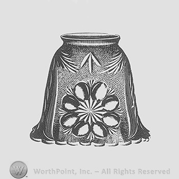 Imperial Glass Pattern:Pressed Gas and Electric Shades, Crystal