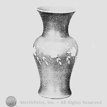 Imperial Glass Pattern: Hand Cuttings on Non Transparent Lead Lustre Glass Vases