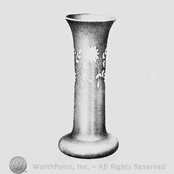 Imperial Glass Pattern: Hand Cuttings on Non Transparent Lead Lustre Glass Vases