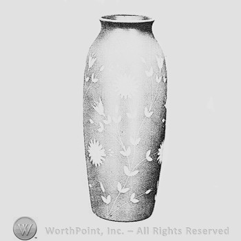 Imperial Glass Pattern: Hand Cuttings on Non Transparent Lead Lustre Glass Vases