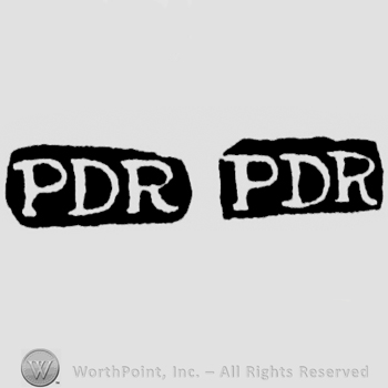 The letters PDR written in uppercase