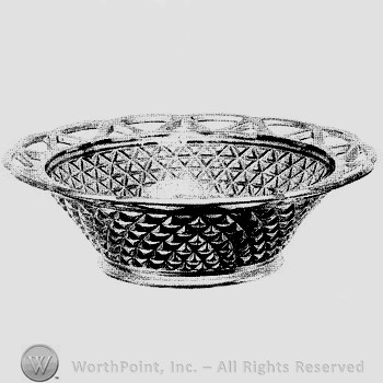 Imperial Glass Pattern: Laced Edge