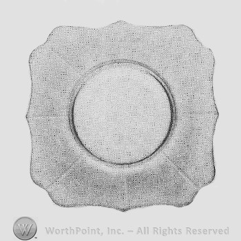 Imperial Glass Pattern: Square Luncheon Set