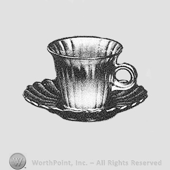 Imperial Glass Pattern: No.6828D Luncheon Set