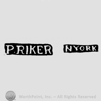 The name P. Riker written with uppercase letters; the name N York written with uppercase letters