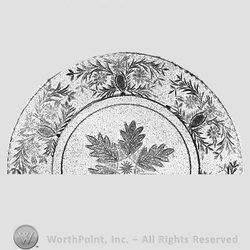 Imperial Glass Pattern: Oak Leaf. Fine Rock Crystal Cuttings by Crown