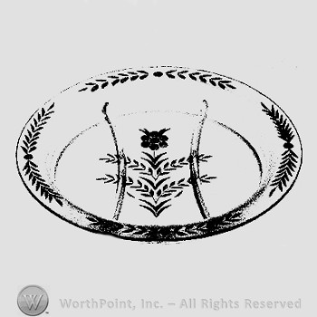 Imperial Glass Pattern: No.280 Danube All Gray Hand Cut