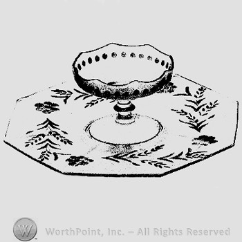 Imperial Glass Pattern: No.280 Danube All Gray Hand Cut