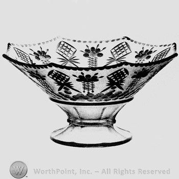Imperial Glass Pattern: No.451 Monticello Ringing Rock Crystal