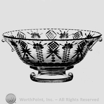 Imperial Glass Pattern: No.451 Monticello Ringing Rock Crystal