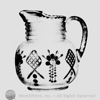Imperial Glass Pattern: Rock Crystal Ice Tea or Bevrage Set. Georgian Shape