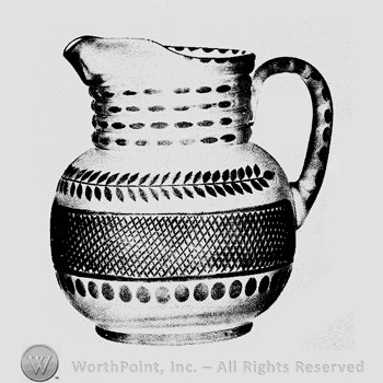 Imperial Glass Pattern: Rock Crystal Ice Tea or Bevrage Set. Georgian Shape