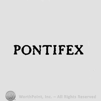 The word Pontifex written with uppercase letters