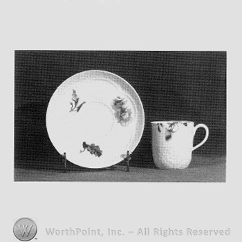 Evergreen Valley demitasse cup and saucer.