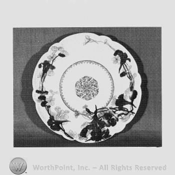 Autumn Nasturtiums plate pattern.