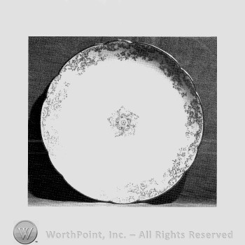 Unnamed coupe dessert plate pattern.