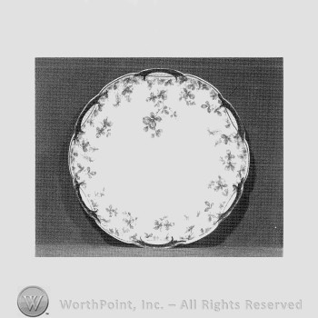 McNearney coupe-shaped dessert plate.