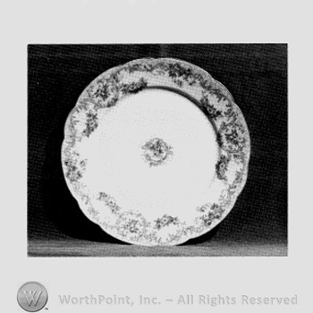 Florine plate pattern.