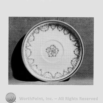 Copenhagen saucer pattern.