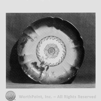 Lady Slipper saucer pattern.