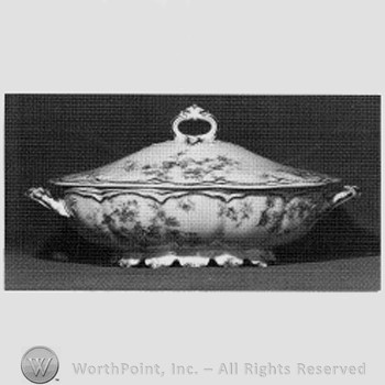 Coimbra covered vegetable dish pattern.