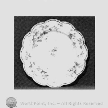 Coimbra luncheon plate pattern.