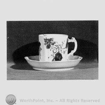 Glacier Lake cup and saucer pattern.