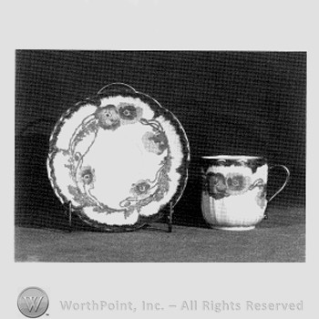 Agamemnon demitasse cup and saucer pattern.