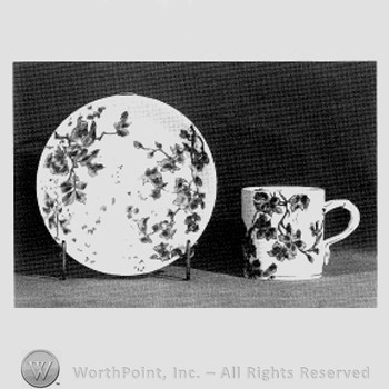 Spring Morning demitasse cup and saucer pattern.