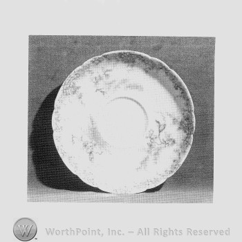 Honeysuckle saucer pattern.
