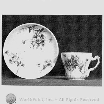 Calway demitasse cup and saucer pattern.