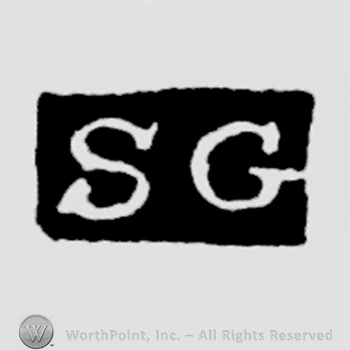 The letters SG written in uppercase